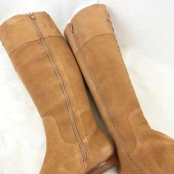 JACK ROGERS Tara Tall Oak Suede Boot - Picture 7 of 7